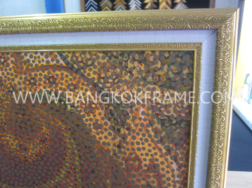 กรอบรูปพระไม้พลาสติกขนาดใหญ่-Monk Frame-Buddhist Art Framing-กรอบรูปพระ-กรอบภาพพระ